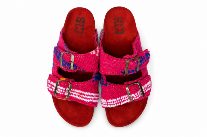 cd1fc63c-2f84-454a-a705-6cba7f436ed0 Pink Nomad Kilim - Image 1